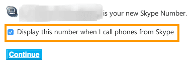 Skype Caller ID Setting When Purchasing a Skype Number