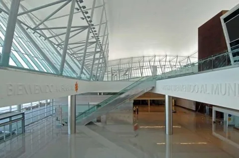 inside the carrasco airport