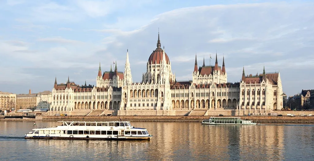 Parliament Building in the Hungarian Capital Budapest