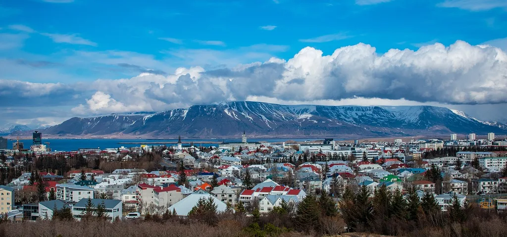 Reykjavik in winter