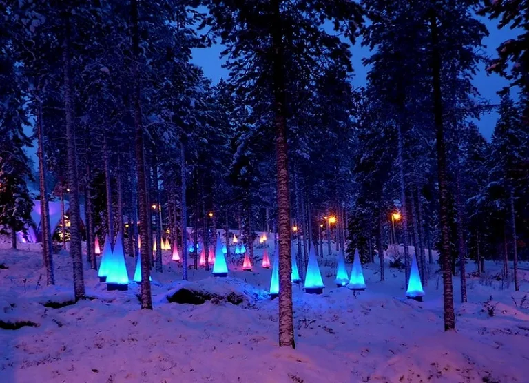 Entrance to Santapark in Rovaniemi