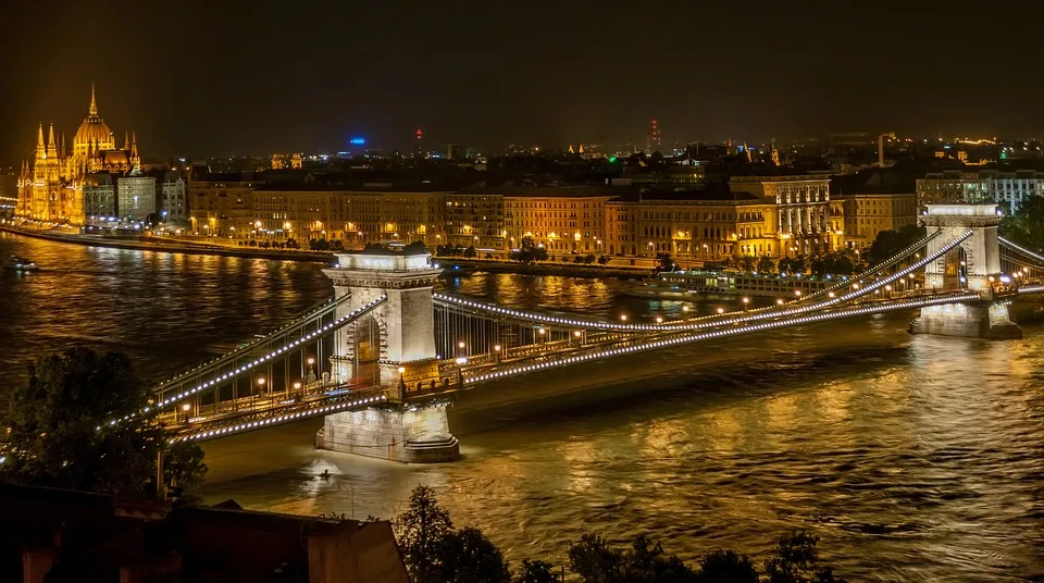 The city of Budapest at Night