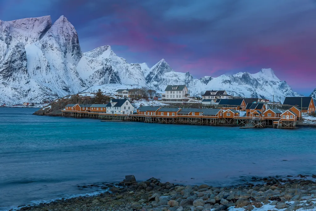 Lofoten Inlet in the Arctic Circle