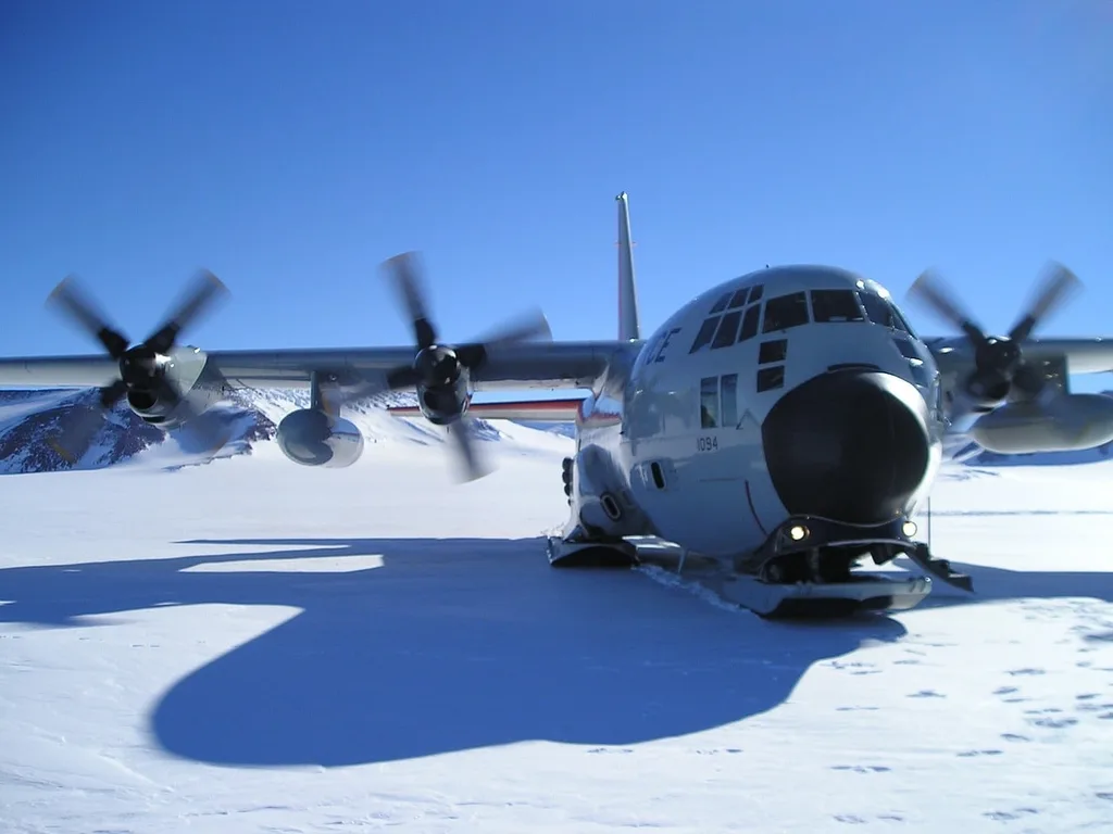 Many runways in the South Pole are icy
