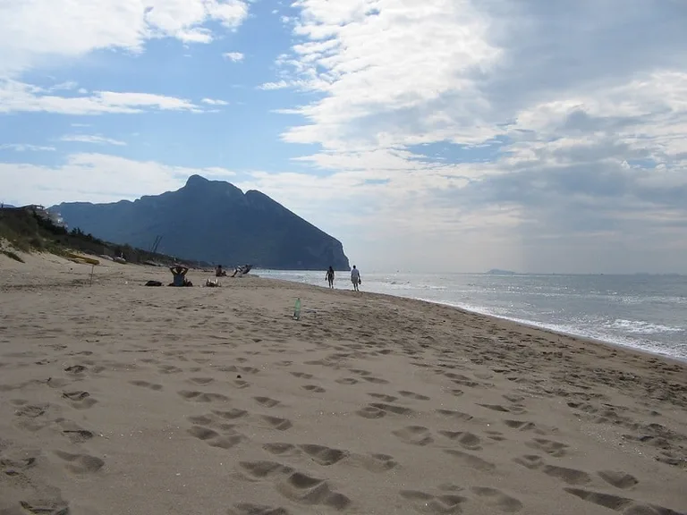 Sabaudia Beach in Lazio, Italy