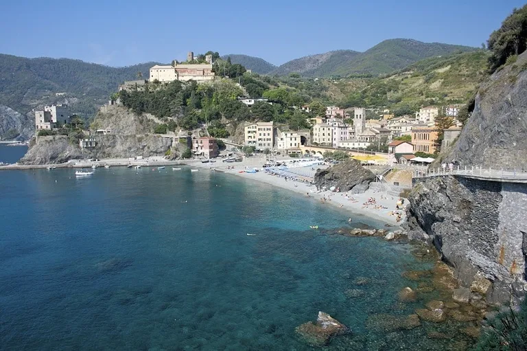 Monterosso Beach in Liguria, Italy