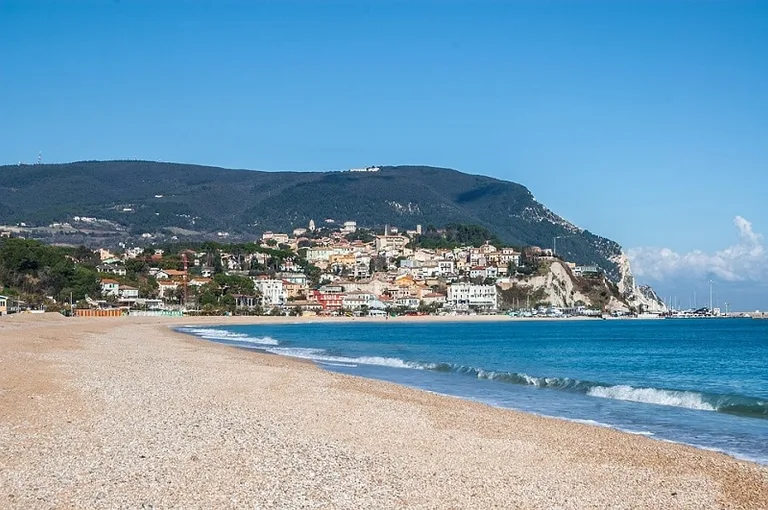 Conero Beach in Marche, Italy