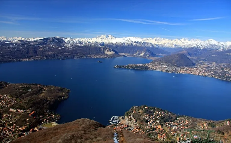 Entire Lake Maggiore in Italy