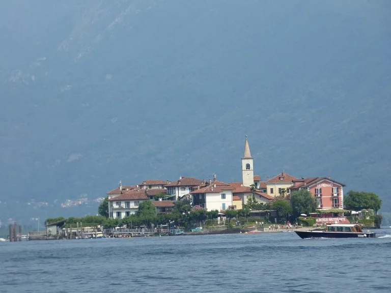 An Island in Lake Maggiore, Italy