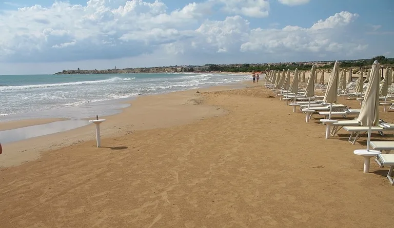 Sampieri Beach in Sicily, Italy