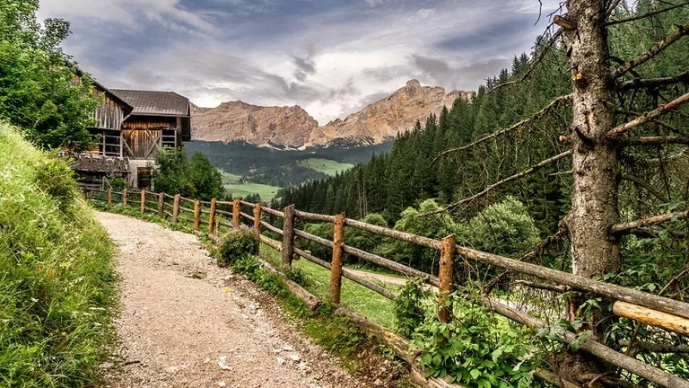 Countryside Landscape in Trentino, Italy