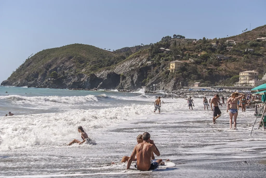 Levanto Beach in Cinque Terre