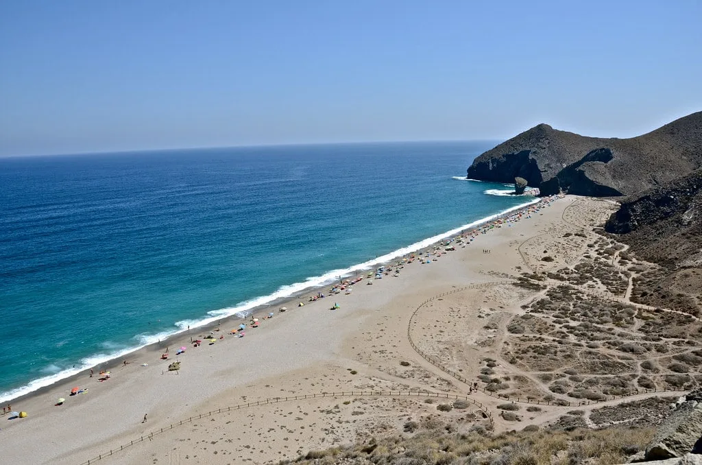 Playa de los Muertos in Almeria, Spain
