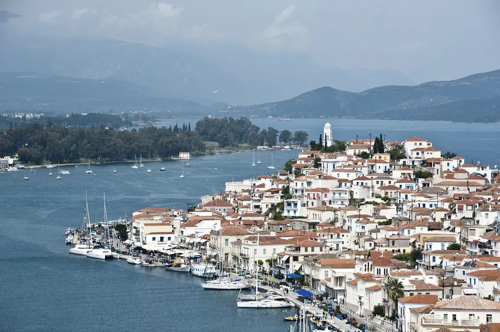 Panoramic view of Poros