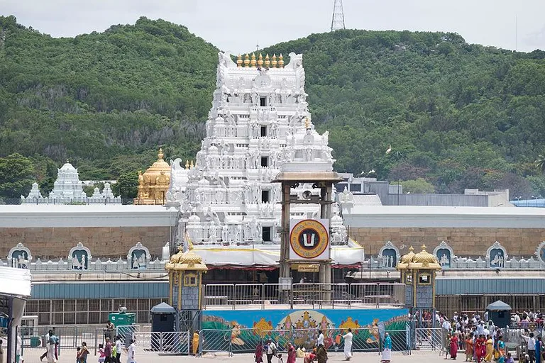 Tirumala, an elegant temple in Tirupati.