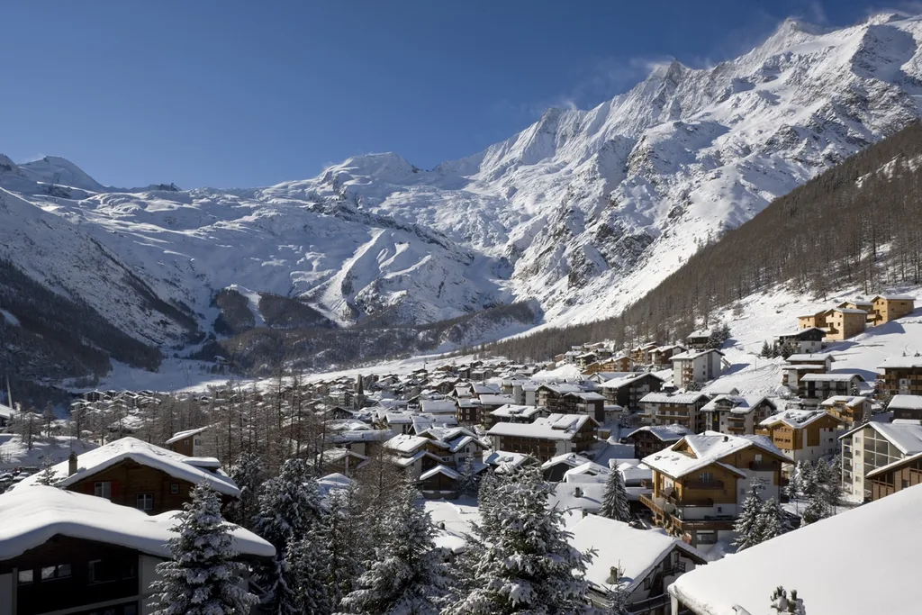 Best places to ski with family from around the world: Saas-Fee Ski Resort Switzerland