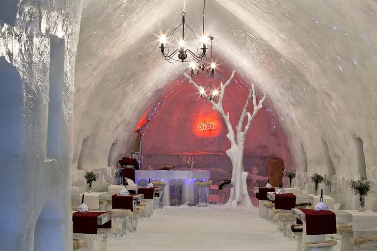 Balea Ice Hotel in Transylvania