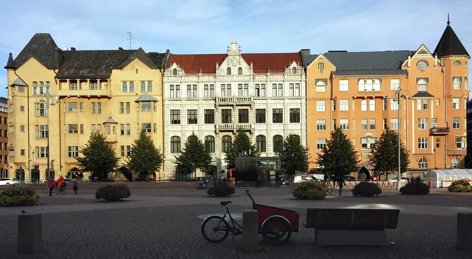 A square in Helsinki