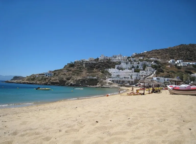 Mylopotas beach in Ios