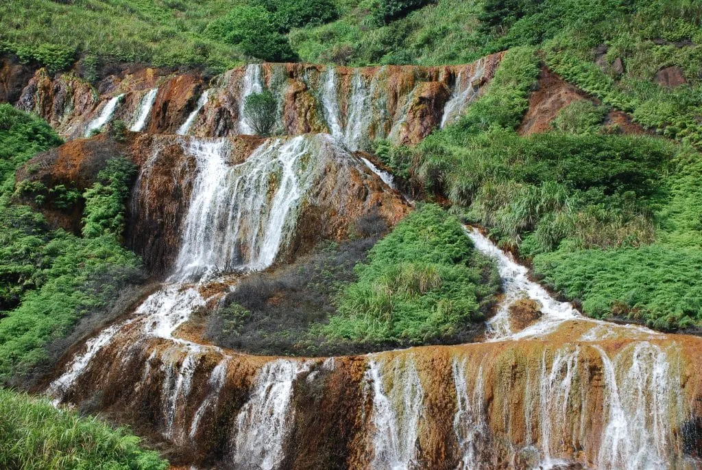 Waters rushing down the mountain