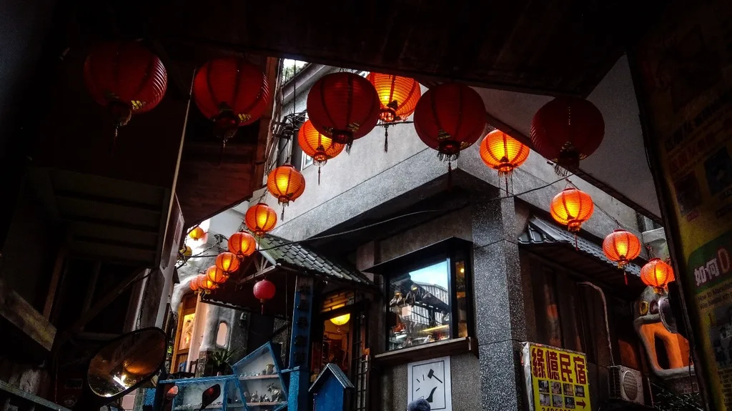 Red Lanterns of Jiufen Old Streets