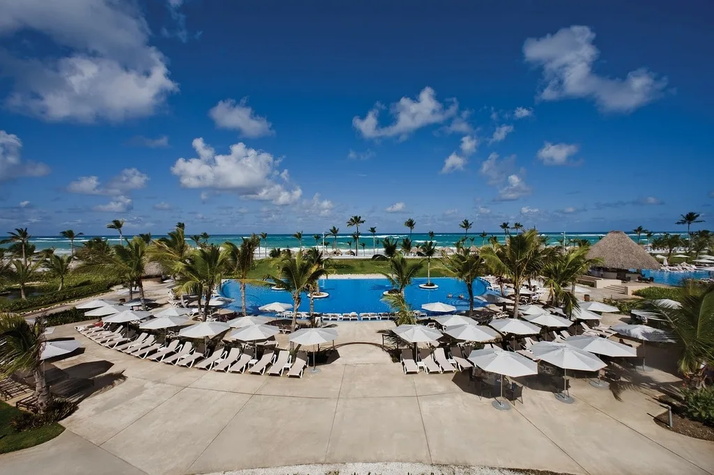 Pool and Beach Front view at Hard Rock Hotel
