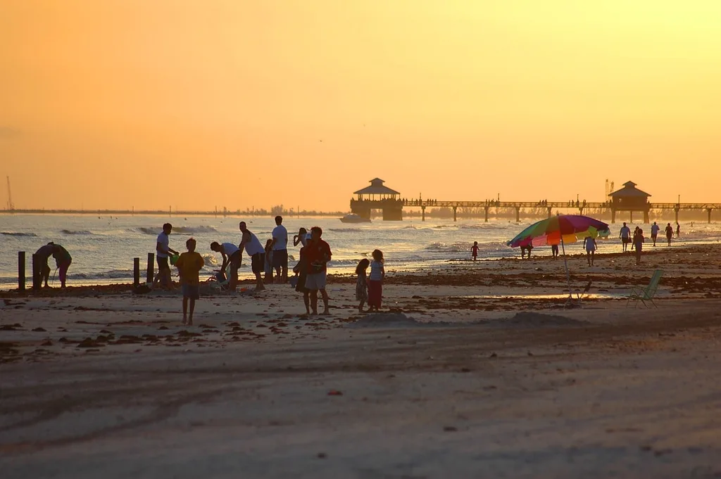 Sunset on Fort Myers Beach