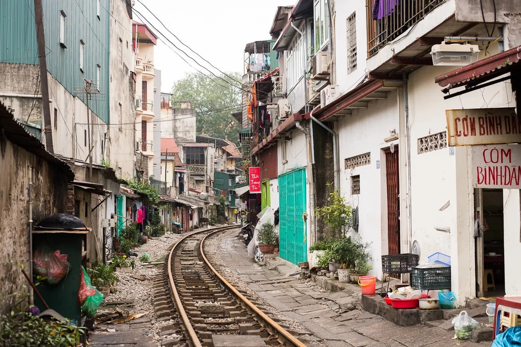 The Hanoi Railway Street