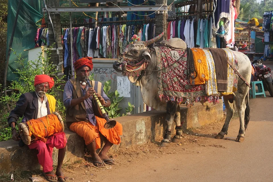 A Flea Market in Anjuna, Goa