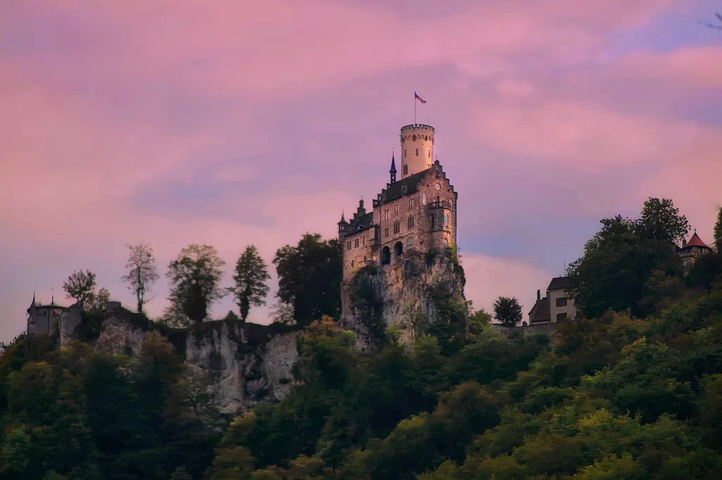 A Castle in Baden-Wurttemberg Region 