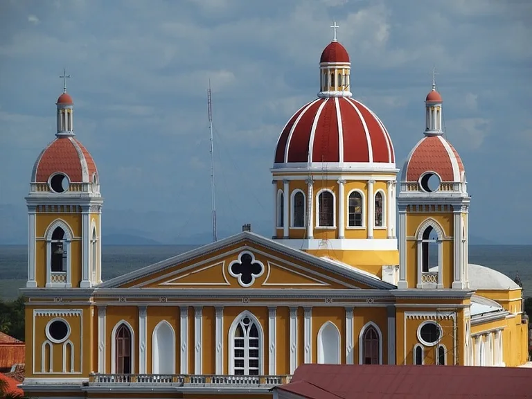 A Colonial Cathedral in Granada, Nicaragua