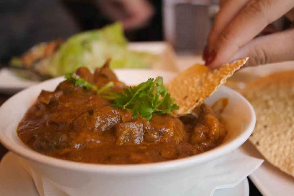 Indian meal: Rogan Josh