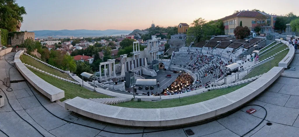 Beautifully preserved Roman amphitheater