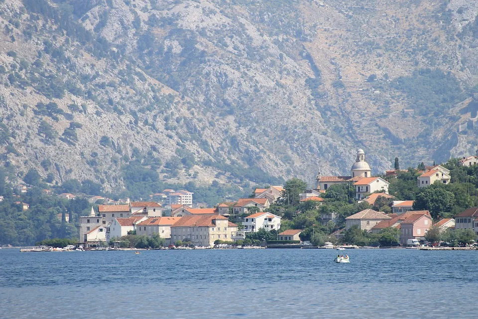 Bay of Kotor near Kalardovo, Montenegro