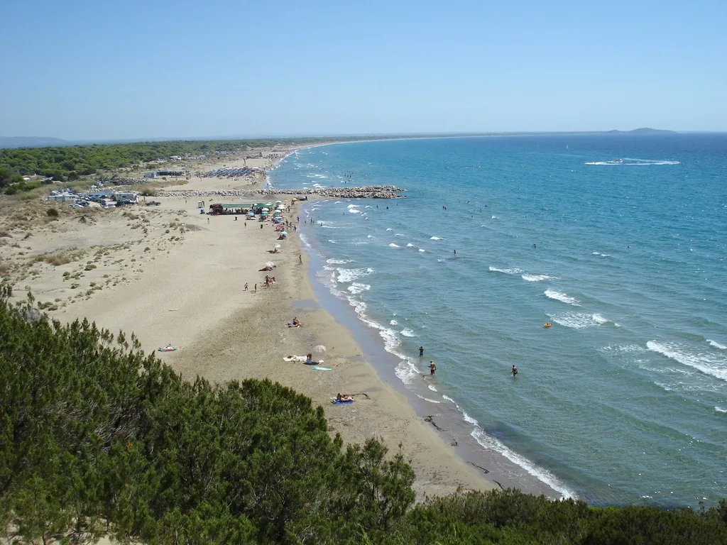Kalogria Beach seen from a Sand Dune