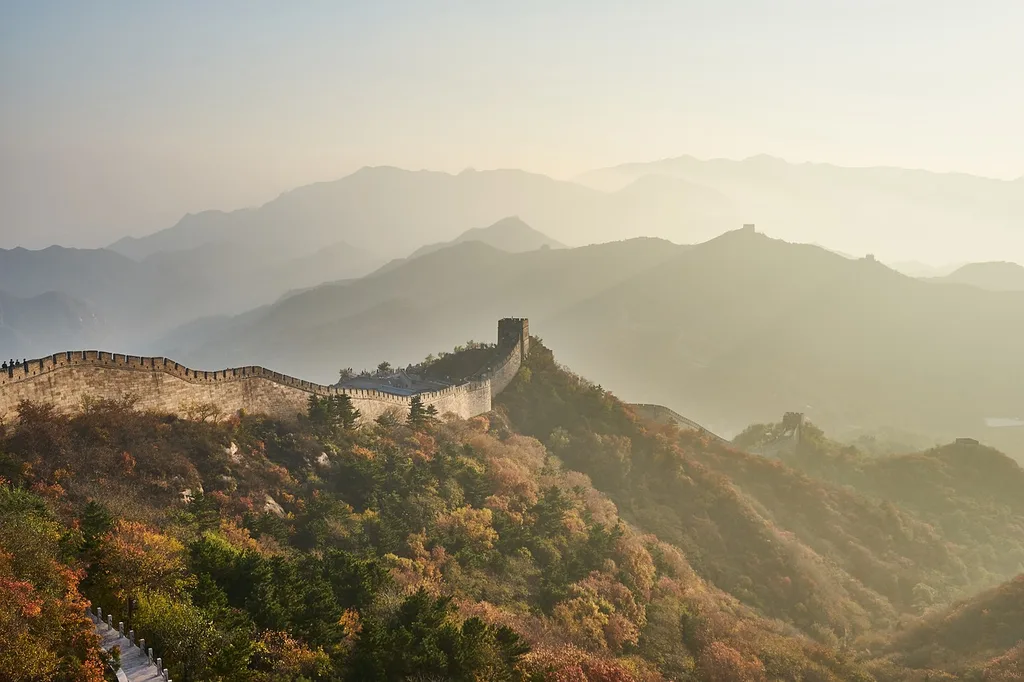 Great Wall of China in October
