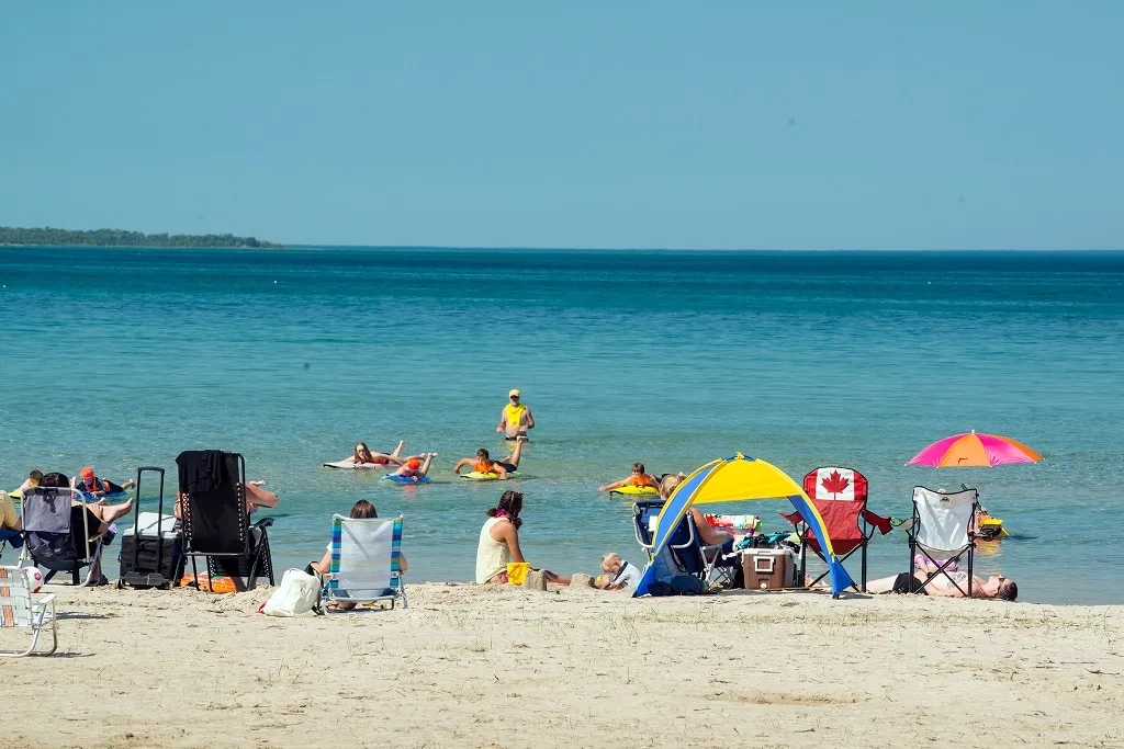 Saugeen Shores Beach North of Port Elgin