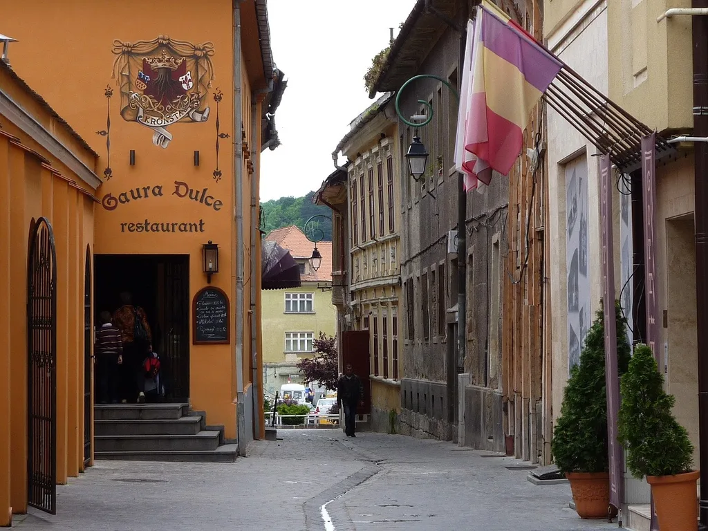 A restaurant in Brasov