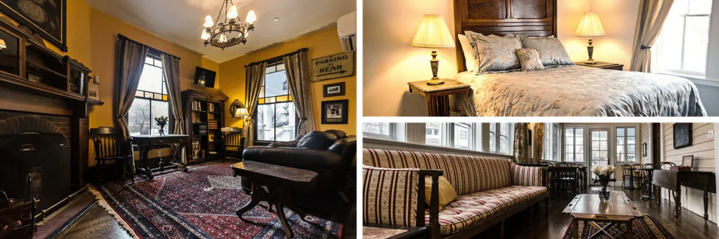 Interior of the rooms in the Bertram Inn