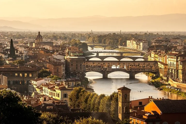 City of Florence viewed from above