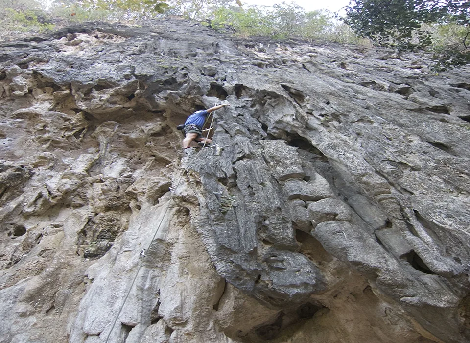 Wild Climbing in Thakhek, Southeast Asia