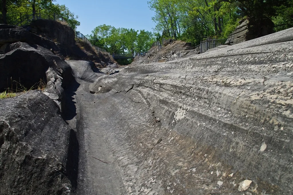 Glacial Grooves on Kelleys Island in Lake Erie