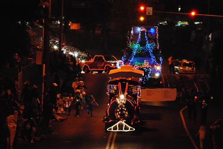 Kailua Kona Christmas Parade in Hawaii