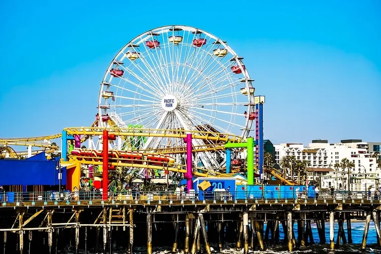 Amusement park in Santa Monica