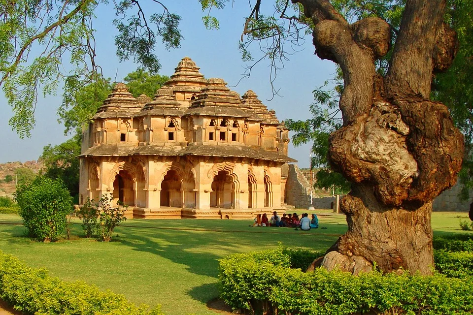 One of the Old Temples at Hampi Site
