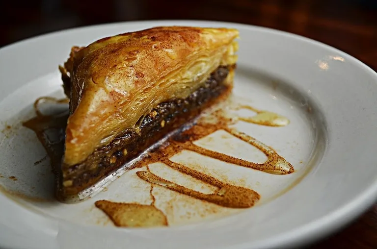 A plate of Turkish delicacy called Baklava