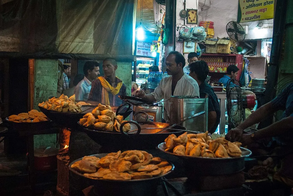 Street food in Varanasi is delicious